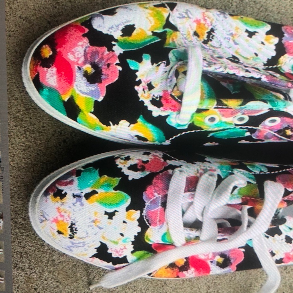 90S Vintage Keds Floral Size 9